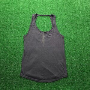 Nike Womens Tank Top XS Black‎ Yoga Twist Top Sleeveless Training Workout Gym